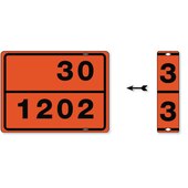 Pannello benzina/gasolio ADR(33 - 1203/30 - 1202)